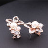 Crystal Rhinestone Pearl Flower Grape