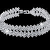 Luxury Crystal Rhinestone Femme Bridal Wedding Bracelets