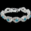 Luxury Crystal Rhinestone Femme Bridal Wedding Bracelets