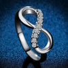 Infinite Fine Zircon Crystal Rings