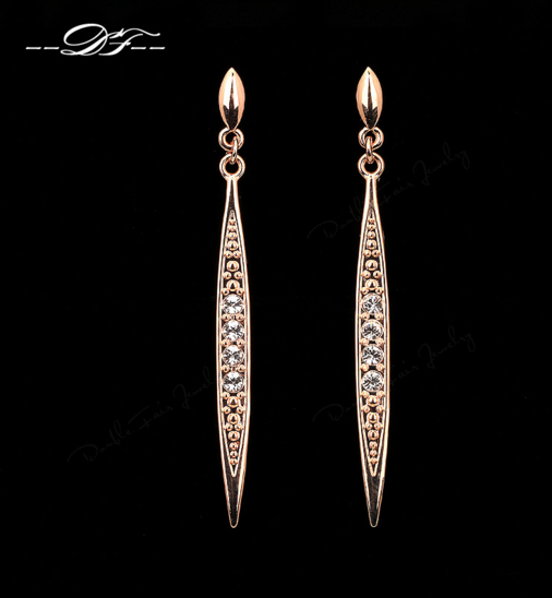 Gold Plated Fashion Crystal Wedding Jewelry