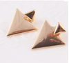 Women Punk Triangle Stud Earrings