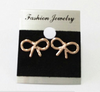 Tiny Uniuqe Tape Knot Earrings