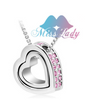 Austrian Crystal Jewelry Brand Design Heart Necklace