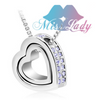 Austrian Crystal Jewelry Brand Design Heart Necklace