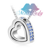 Austrian Crystal Jewelry Brand Design Heart Necklace