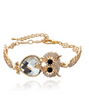 Gold Plating Owl Crystal Bracelets