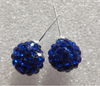 Color Micro Disco Ball Mix CZ Crystal Clay Stud Earrings