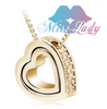 Austrian Crystal Jewelry Brand Design Heart Necklace